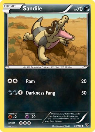 Sandile 69/146 - XY Reverse Holofoil