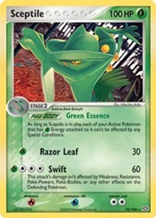 Sceptile - 10/106(EX Emerald) 10 - Deck Exclusives