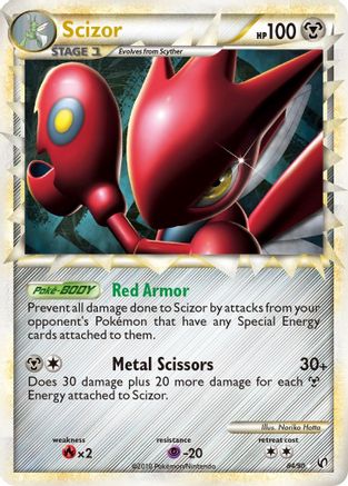 Scizor 84/90 - HSUndaunted Holofoil