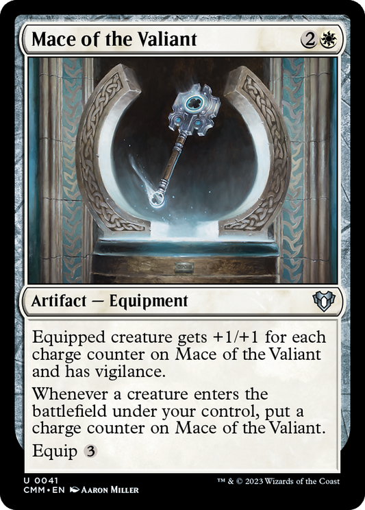 Mace of the Valiant (CMM-041) - Commander Masters Foil