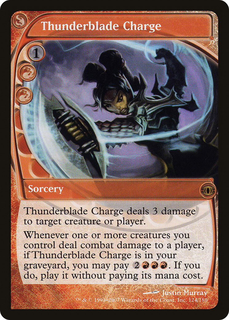 Thunderblade Charge (FUT-124) - Future Sight Foil