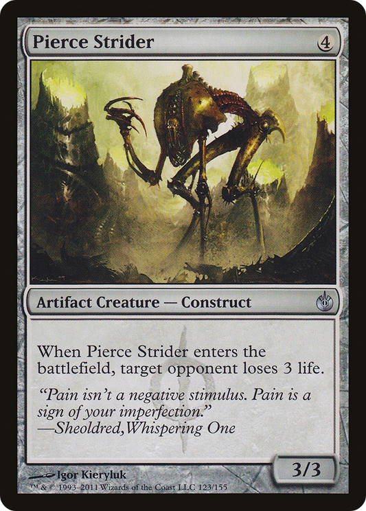 Pierce Strider (MBS-123) - Mirrodin Besieged Foil