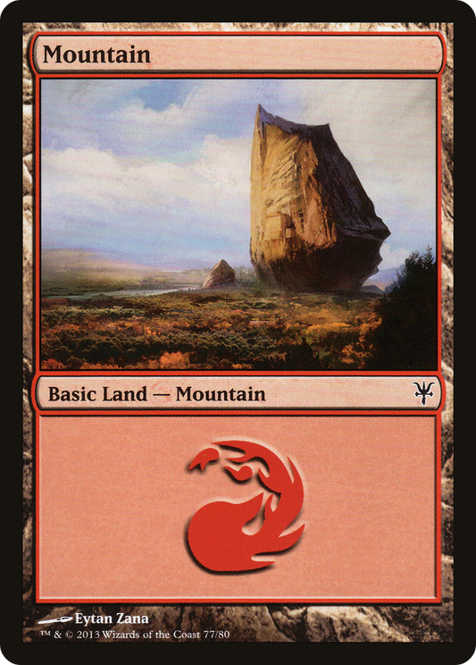 Mountain (DDK-077) - Duel Decks: Sorin vs. Tibalt