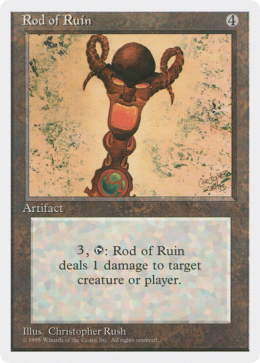 Rod of Ruin (4ED-344) - Fourth Edition