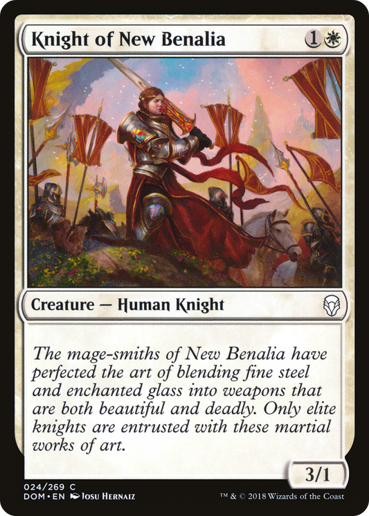 Knight of New Benalia (DOM-024) - Dominaria