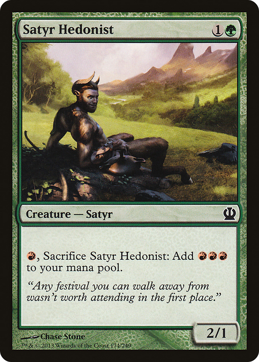 Satyr Hedonist (THS-174) - Theros