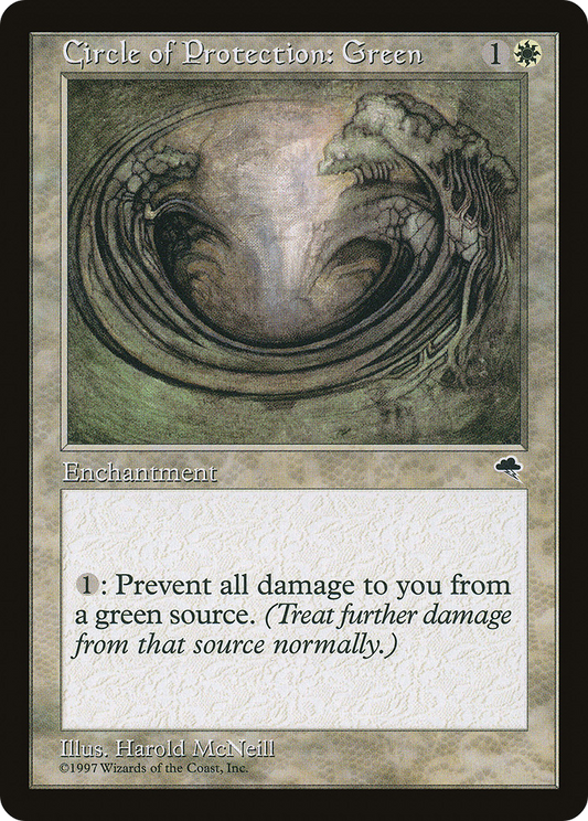 Circle of Protection: Green (TMP-010) - Tempest