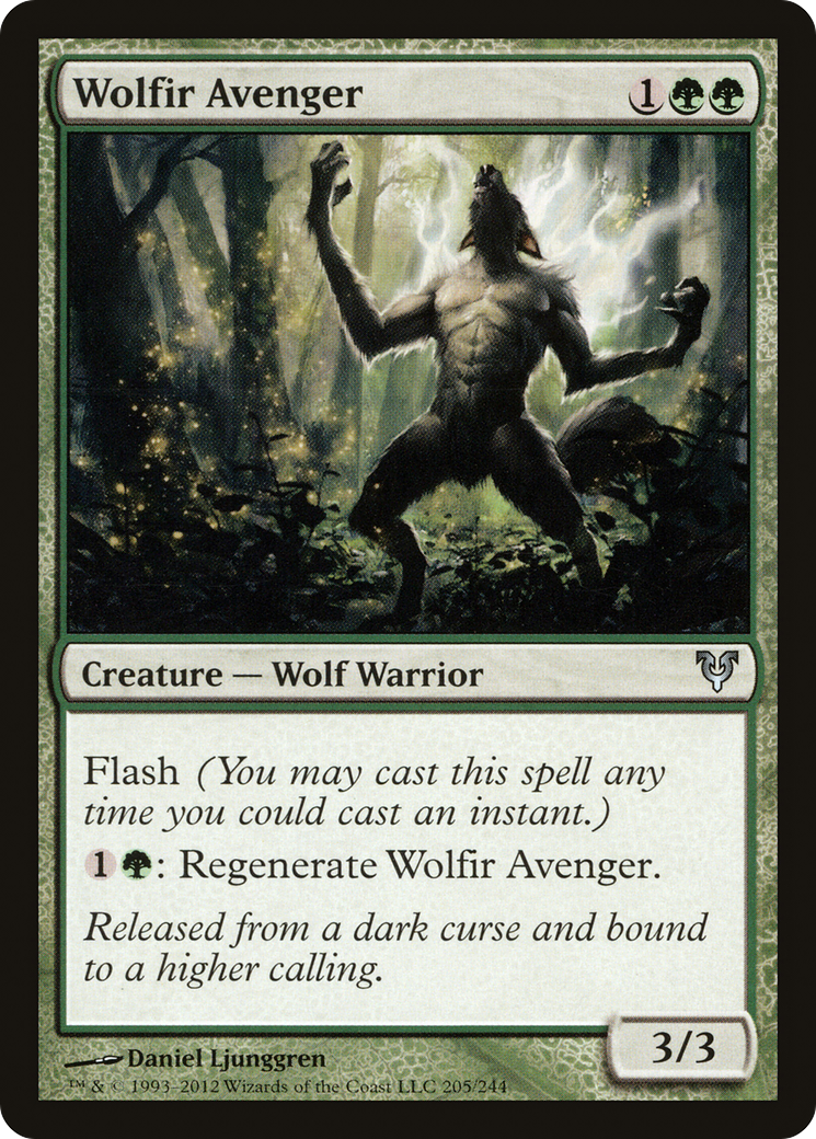 Wolfir Avenger (AVR-205) - Avacyn Restored Foil