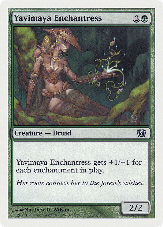 Yavimaya Enchantress (8ED-290) - Eighth Edition