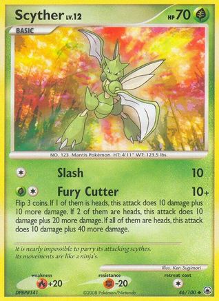 Scyther (46/100) - Majestic Dawn Reverse Holofoil - Uncommon