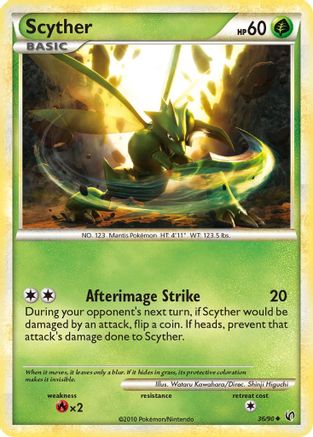 Scyther (36)  - Undaunted Reverse Holofoil
