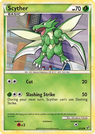 Scyther 65/90 - HSUndaunted Reverse Holofoil