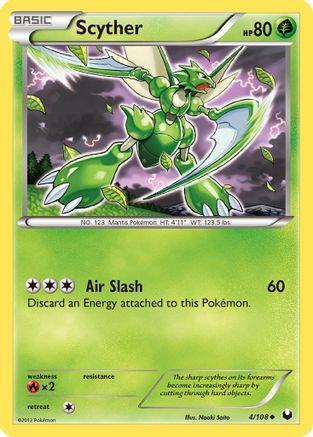 Scyther 004 - Dark Explorers Normal - Uncommon
