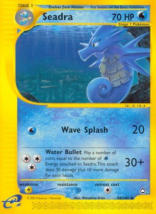 Seadra 058/147 - Aquapolis Reverse Holofoil - Uncommon