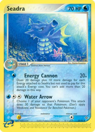 Seadra 039/097 - Dragon Reverse Holofoil - Uncommon