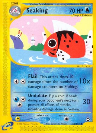 Seaking 59/147 - Aquapolis Reverse Holofoil