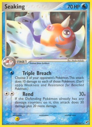 Seaking 024 - Deoxys Reverse Holofoil - Rare