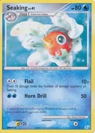 Seaking (7) - DP Trainer Kit Manaphy & Lucario  - Common