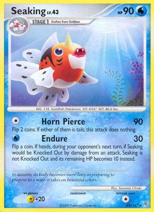 Seaking (43/147) - Supreme Victors Reverse Holofoil - Rare
