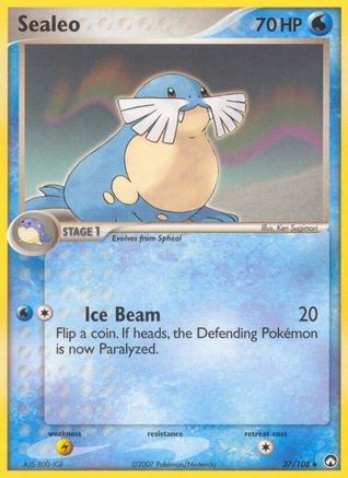 Sealeo - 037/108 - Power Keepers Reverse Holofoil