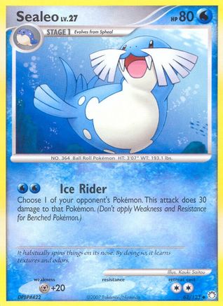 Sealeo (62/123) - Mysterious Treasures  - Uncommon