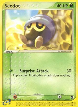 Seedot 076/100 - Sandstorm Reverse Holofoil - Common