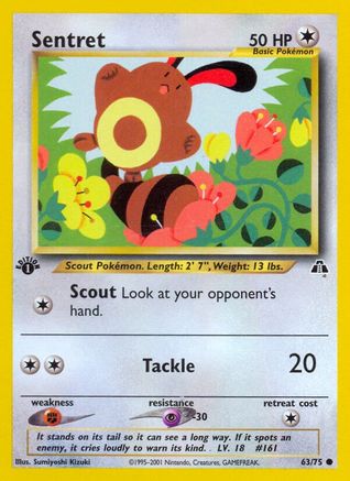 Sentret 063/075 - Neo Discovery 1st Edition - Common