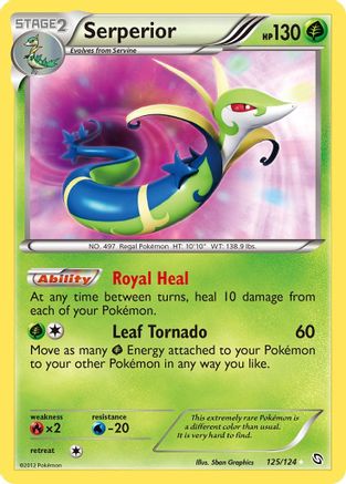 Serperior 125/124 - Dragons Exalted Holofoil