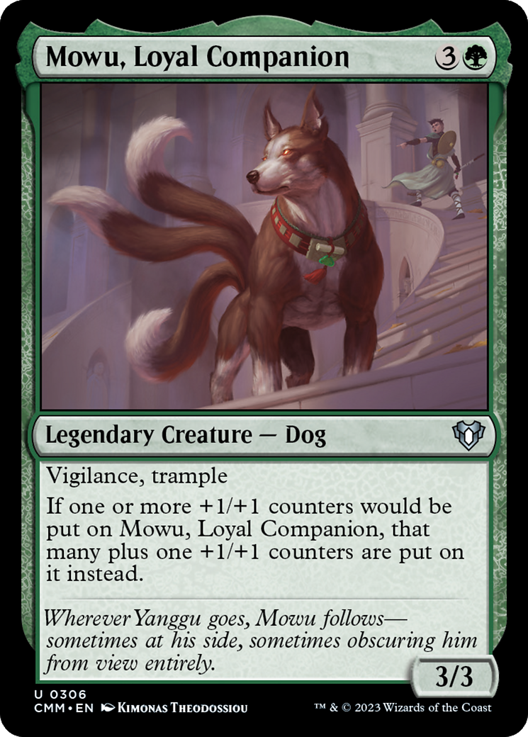 Mowu, Loyal Companion (CMM-306) - Commander Masters