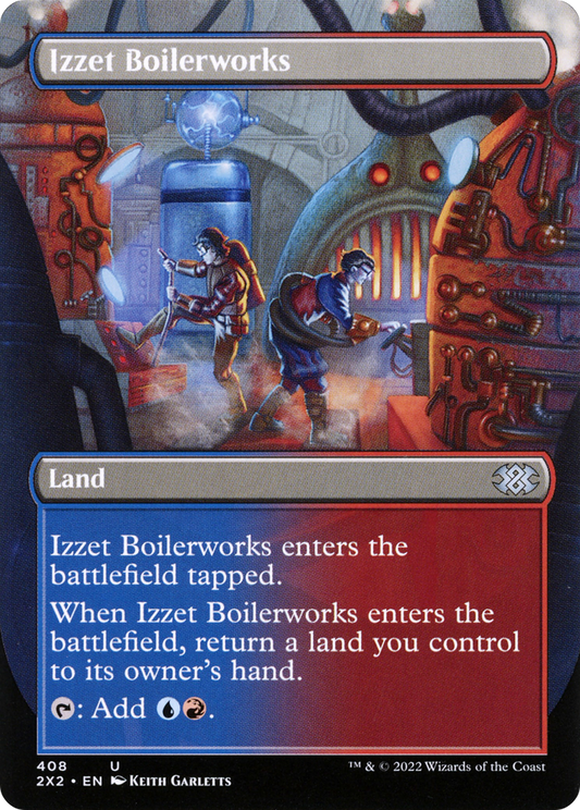 Izzet Boilerworks  (Borderless)(2X2-408) - Double Masters 2022