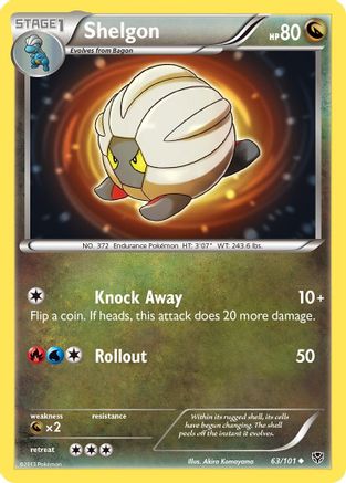 Shelgon 63/101 - Plasma Blast Reverse Holofoil