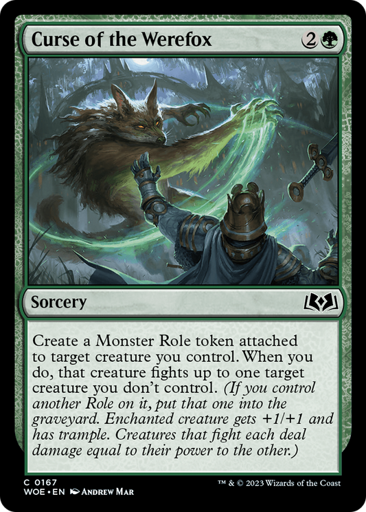 Curse of the Werefox (WOE-167) - Wilds of Eldraine Foil