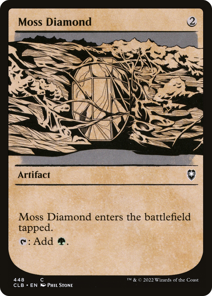 Moss Diamond (CLB-448) - Commander Legends: Battle for Baldur's Gate: (Showcase) Foil