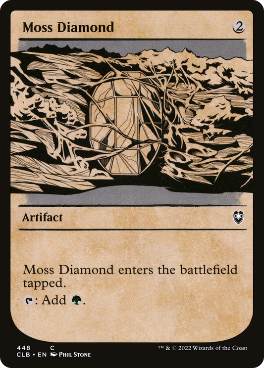 Moss Diamond (CLB-448) - Commander Legends: Battle for Baldur's Gate: (Showcase) Foil