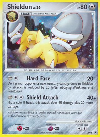 Shieldon DP08/56 - DP Black Star Promos Holofoil