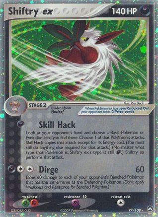 Shiftry ex 97/108 - Power Keepers Holofoil