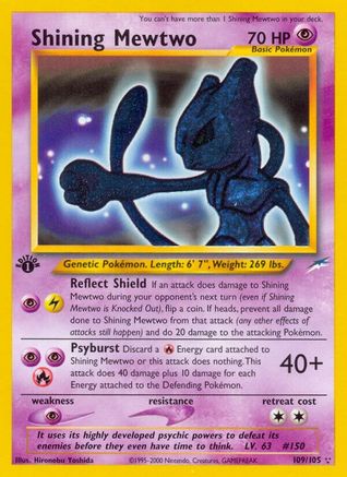 Shining Mewtwo 109/105 - Neo Destiny Unlimited Holofoil