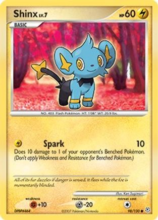 Shinx - 098/130 - Diamond and Pearl Reverse Holofoil