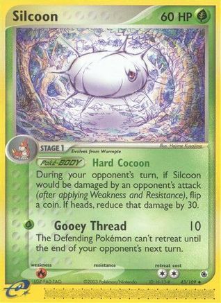 Silcoon 043 - Ruby and Sapphire Reverse Holofoil - Uncommon