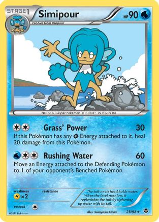 Simipour (23/98) - Emerging Powers Reverse Holofoil - Rare