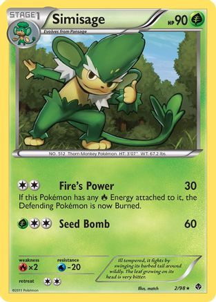 Simisage (2/98) - Emerging Powers  - Rare