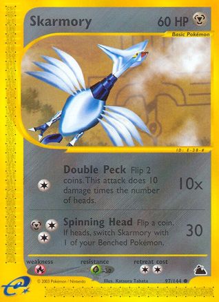 Skarmory 097 - Skyridge Reverse Holofoil - Common