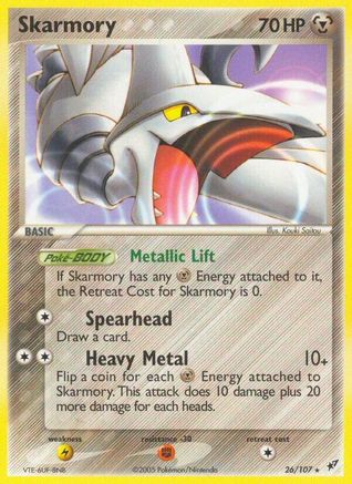 Skarmory 26/107 - Deoxys Reverse Holofoil