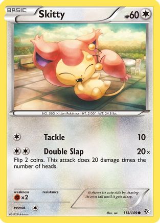 Skitty - 113/149 - Boundaries Crossed Reverse Holofoil
