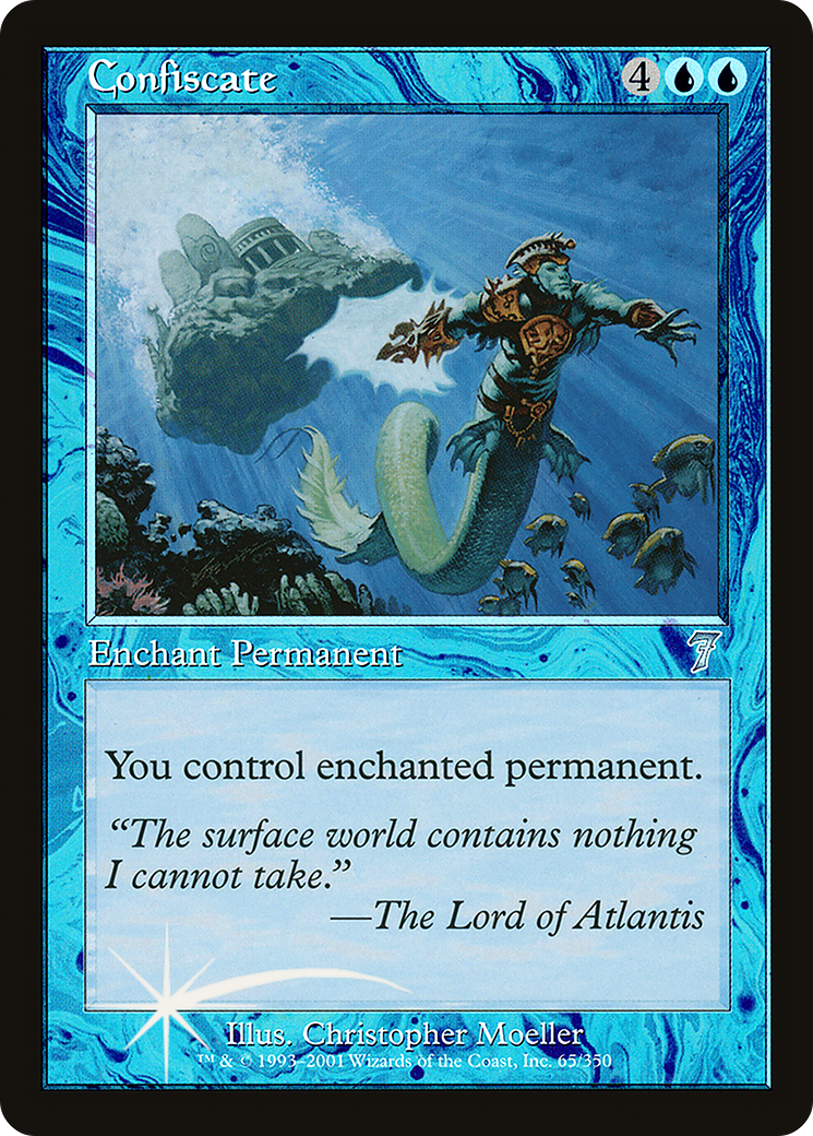 Confiscate (7ED-65★) - Seventh Edition Foil