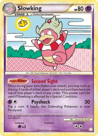 Slowking 12/123 - HeartGold & SoulSilver Holofoil