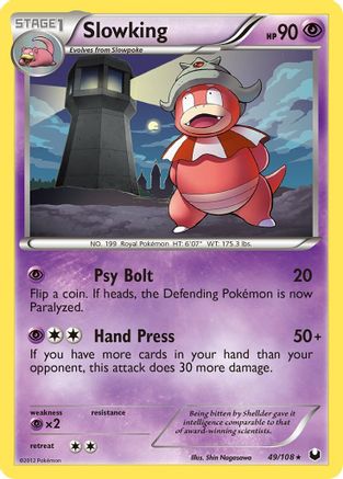 Slowking 49/108 - Dark Explorers Reverse Holofoil