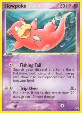 Slowpoke 72/115 - Unseen Forces Reverse Holofoil