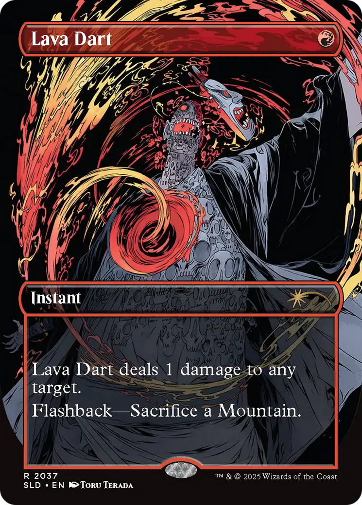 Lava Dart  (Borderless)(SLD-2037) - Secret Lair Drop