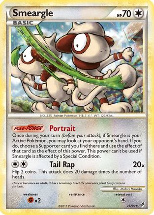 Smeargle 21/95 - Call of Legends Reverse Holofoil